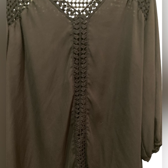 Cato sheer top in black size 18/20 - Picture 2 of 7